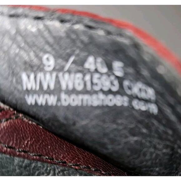 Born Ankle Strap Heel Bordeaux Size 9 - Picture 11 of 11